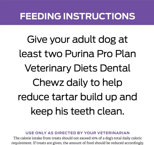 Vista 10 de Pro Plan Veterinary Diets Dental Chewz Dog, 5 oz Golosinas Caja Paquete de 2