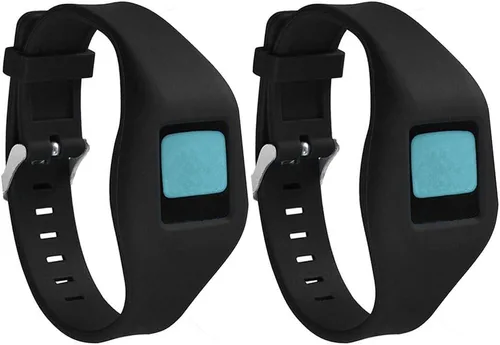Vista 7 de QGHXO Pulsera de hebilla para Fitbit Zip, correa de silicona de repuesto con cierre de reloj cromado y hebilla de cierre para Fitbit Zip