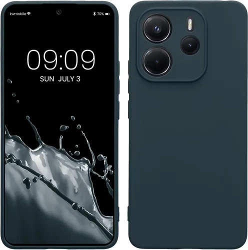 Vista 17 de kwmobile Funda compatible con Xiaomi Redmi Note 9S / 9 Pro / 9 Pro Max - Funda protectora de silicona TPU suave y delgada - Negro mate