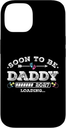 Vista 4 de Soon to Be Daddy 2027 Loading for Pregnancy Announcement Case for iPhone 17