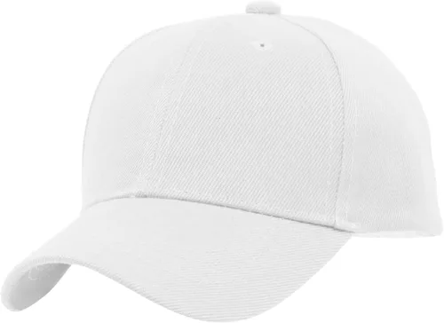 Vista 56 de TOP HEADWEAR Sombrero de béisbol ajustable con cierre de velcro para niños en blanco
