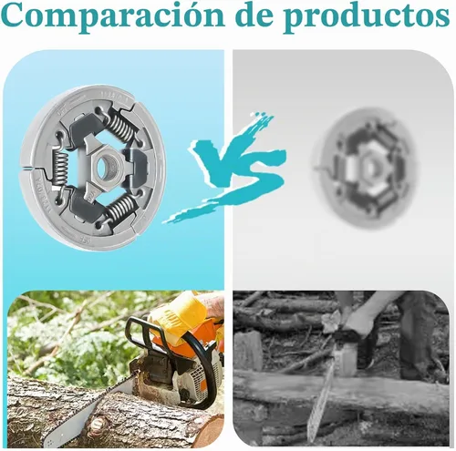 Vista 6 de 3/8"-7T Kit de bomba de aceite de rueda dentada de tambor de embrague para Stihl 044 046 MS341 MS361 MS362 MS362C MS380 MS381 MS441 MS460 motosierra