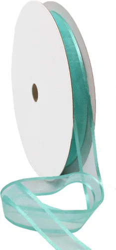 Vista 13 de Morex Ribbon Delight Sheer 5/8 pulgadas por 100 yardas, aguamarina
