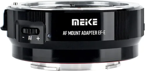 Vista 2 de Meike Adaptador de montaje de enfoque automático para cámaras Canon EF Lens a Sony E Mount MK-EFTE-B, compatible con modos PDAF y CDAF