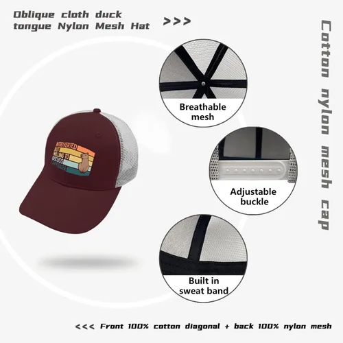 Vista 7 de devor Gorras introvertidas pero dispuestas a discutir Capybaras - Gorras de béisbol ajustables para mujer
