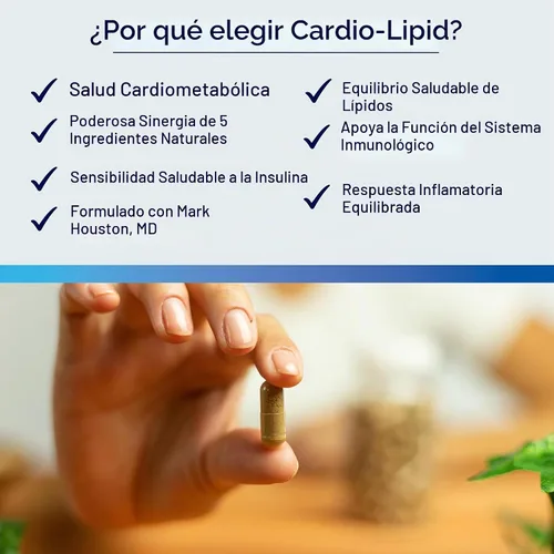 Vista 4 de BIOTICS RESEARCH Soporte cardiovascular Cardio-Lipid™ con arroz de levadura