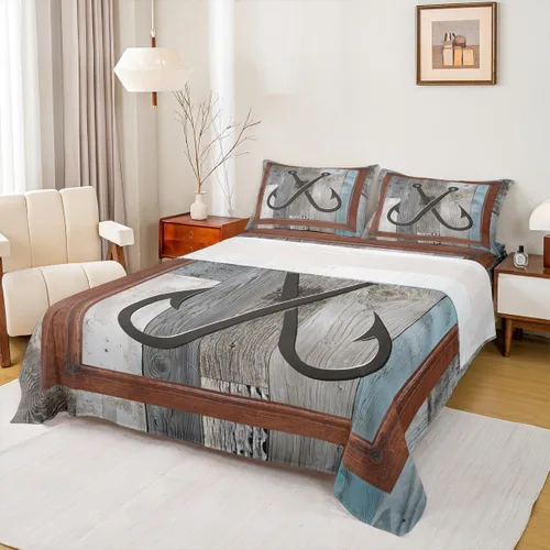 Vista 13 de Anchor Nautical - Juego de sábanas románticas para niños, tamaño individual, diseño de mariposas y lavanda morado, decoración de habitación de niños