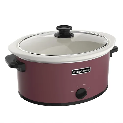 Vista 12 de HOMECOOKIN olla de cocción lenta programable de 6 cuartos de galón, electrodomésticos de cocina, pequeño electrodoméstico de cocina perfecto