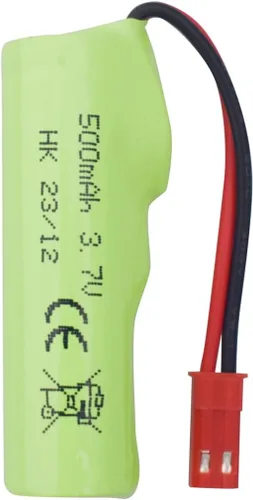 Vista 5 de sea jump 5 unids 3.7 V 500 mAh Lipo batería con cargador 5 en 1 adecuado para Huina 1337 1338 1516 1517 Control remoto vehículo de ingeniería RC