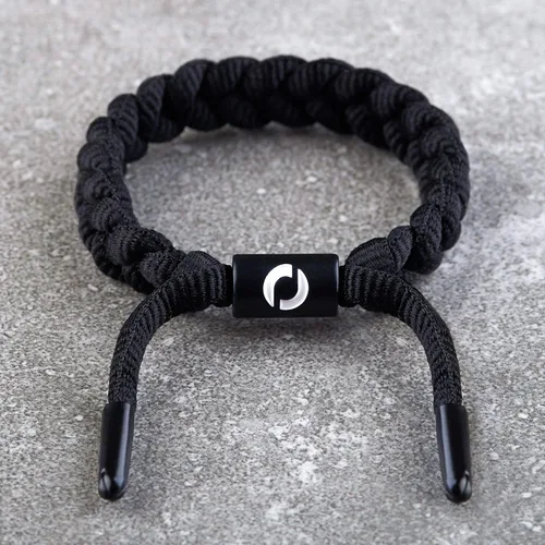 Vista 2 de Pulsera de paracaídas ajustable hecha de cuerda impermeable duradera Accesorio elegante para hombres 7 colores Se adapta a cualquier