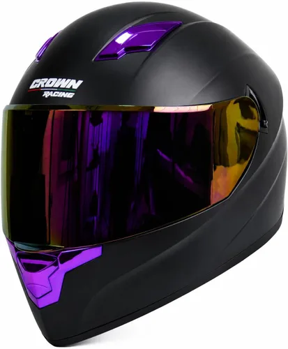 Vista 9 de Cascos de Motocicleta para Bicicleta de Calle de Cara Completa Casco de Motocicleta para Motocicleta para Adultos Cascos Aprobados por DOT, F-700