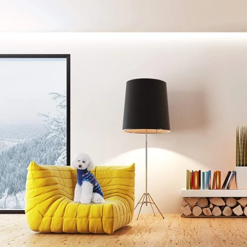 Vista 5 de BINGPET Suéter para Perro - Ropa Navideña de Invierno Cálida para Perros - Suéter de Cuello de Tortuga para Perros Pequeños, Medianos y Grandes