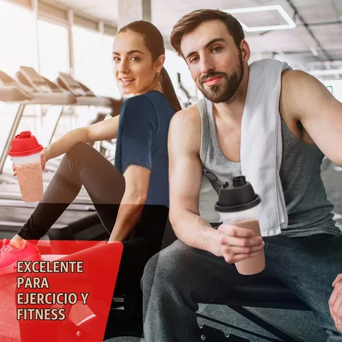 Vista 4 de SIGNORA WARE Shaker Bottles Botella de plástico para batido de proteínas de 17 onzas para batidos y licuados de reemplazo de comidas, bebidas