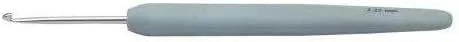 Vista 3 de Knitter-s Pride Waves Gancho de plata de un solo extremo, M-13 US / 0.354 in - Iris