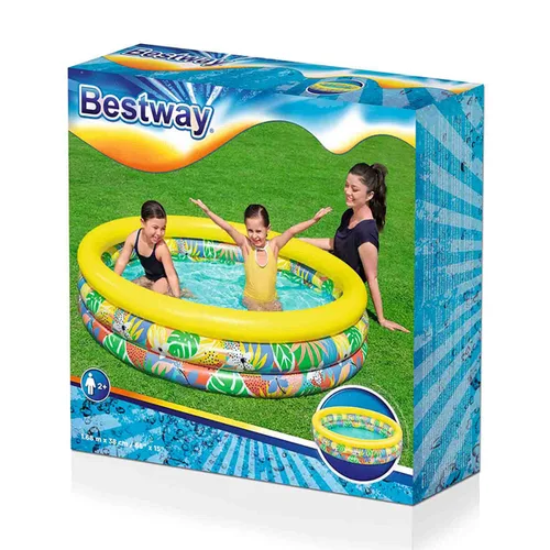 Vista 3 de Piscina Hinchable para Niños Bestway 168 x 38 cm