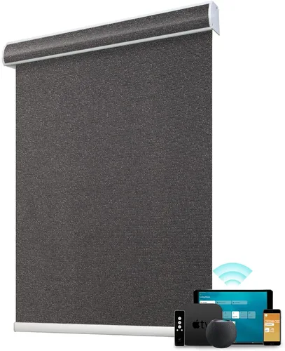 Vista 21 de SmartWings Persianas enrollables con cable duro PoE 100% opacas, muestra de tela