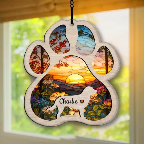 Vista 29 de Regalos conmemorativos personalizados para perros afganos, adorno de perro afgano personalizado, árbol de Navidad, regalo de recuerdo de mascotas