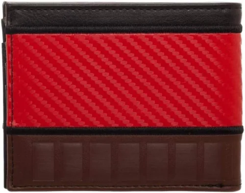 Vista 2 de Marvel Comics Deadpool - Cartera plegable con insignia de metal de fibra de carbono, Classic