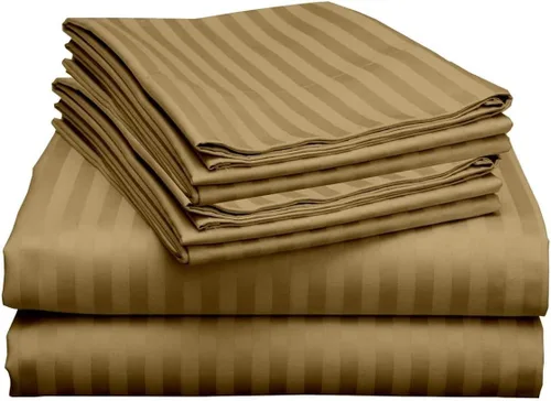Vista 11 de NON Sticky cotton Juego de sábanas bajeras de algodón egipcio de 6 piezas de alta calidad, suaves y transpirables, bolsillo profundo de 16 pulgadas