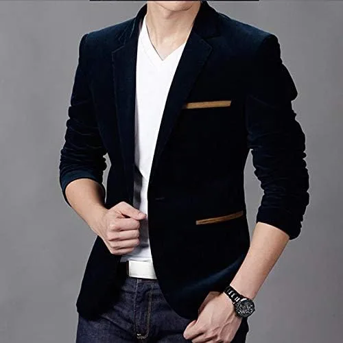 Vista 4 de Chaqueta de manga larga para hombre, estilo casual, para otoño e invierno, para hombre