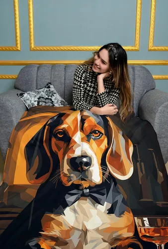 Vista 5 de Beaglier - Manta de poliéster de regalo para perro, manta pequeña de 30 x 40 pulgadas