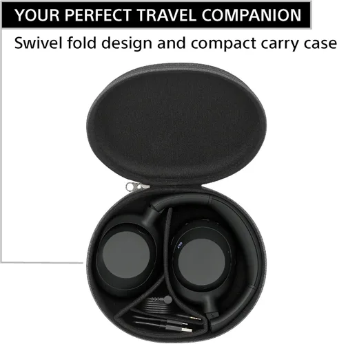 Vista 7 de Sony ULT WEAR - Auriculares Bluetooth Over-Ear con cancelación de ruido con Alexa integrado, diseño cómodo, batería de 30 horas, graves masivos