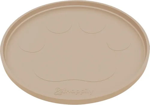 Vista 42 de Tapete grande de silicona para cuencos de comida y agua, bordes elevados para evitar derrames, impermeable, protege el suelo, fácil de limpiar