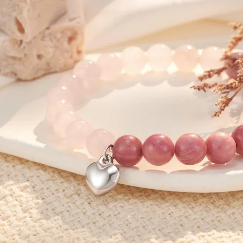 Vista 5 de HGDEER Get Well Soon Gifts - Pulsera curativa de amatista natural para mujeres, hombres, adolescentes y niñas, Metal, Sin gemas.