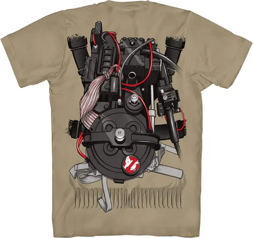 Vista 2 de Camiseta de disfraz de Ghostbuster de manga corta para adultos con estampado de espalda