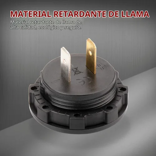 Vista 5 de DaierTek DC 12V 24V Display Automotriz Voltímetro de Reemplazo, Medidor de Voltaje Digital de 12 Voltios 24 Voltios 36 Voltios Impermeable Mini