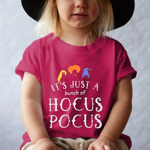 Vista 2 de UNIQUEONE playera de Hocus Pocus para Halloween, diseño de Sanderson