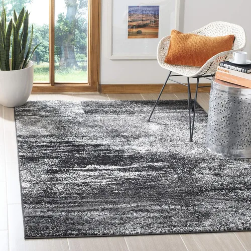 Vista 27 de SAFAVIEH Colección Adirondack Alfombra de Pasillo - 2'1" x 6', Marfil y Salvia, Diseño Abstracto Moderno, No Desprende Pelusa y Fácil Cuidado, Ideal