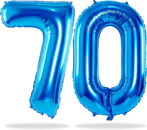 Vista 80 de Globos negros del número 10 para decoraciones de cumpleaños número 10, globos de helio de mylar de lámina de 40 pulgadas negros del número 1 & 0