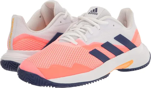 Vista 7 de adidas Courtjam Control - Tenis para mujer, Cloud White-silver Metallic