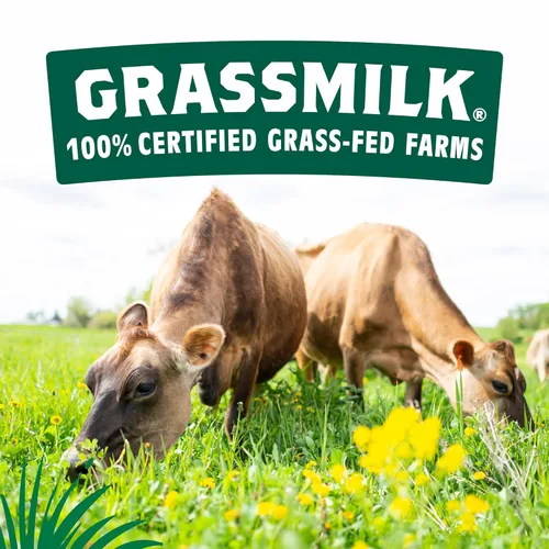 Vista 3 de Organic Valley Leche de pasto 100% alimentada con pasto al 2% de leche reducida en grasa, orgánica, 59 onzas líquidas