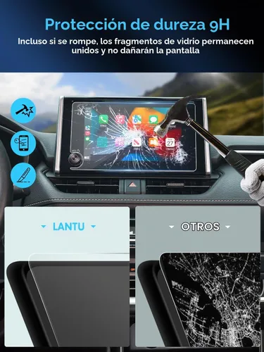 Vista 3 de RAV4 Protector de pantalla para Toyota RAV 4 2023 2024 2025 Accesorios Película protectora de vidrio templado de 8 pulgadas para 1 pieza para RAV4