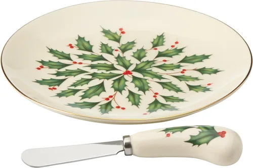 Vista 32 de Lenox 898272 Plato Cubierto Navideño, Pequeño, Navidad, Vajilla Festiva para Servir