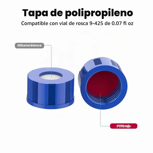 Vista 3 de Membrane Solutions Viales de muestreo automático de 0.1 fl oz, viales de cromatografía HPLC y GC de 0.1 fl oz, puntos de escritura y graduaciones