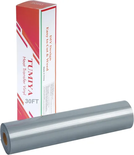Vista 78 de TUMIYA - Rollo de vinilo para transferencia de calor (100.1 x 14.8 ft, vinilo adhesivo brillante HTV (rosa)
