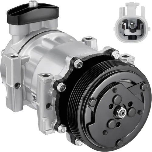 Vista 14 de BDFHYK 58553 Compresor de aire acondicionado con embrague compatible con Dodge 1994 1995 Dakota Ram 1500 2500 3500, reemplaza 2004359, 271300, 4359