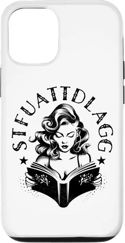Vista 28 de Sexy STFUATTDLAGG Hot Woman Reading Spicy Good Book Love Case for iPhone 17