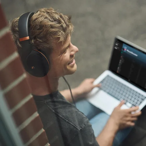 Vista 10 de Sennheiser HD 505 - Auriculares con cable supraaurales con sonido transparente y graves controlados, auriculares de estudio de mayor comodidad