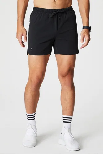 Vista 3 de Fabletics The One - Pantalón corto para hombre (forro), entrenamiento, natación, ligero, de secado rápido, bolsillo con cremallera, tejido elástico