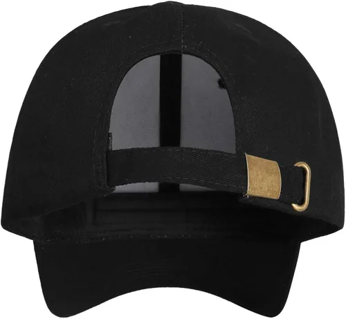 Vista 6 de Gorra de béisbol ajustable para hombre y mujer gorra de bola sólida de perfil bajo