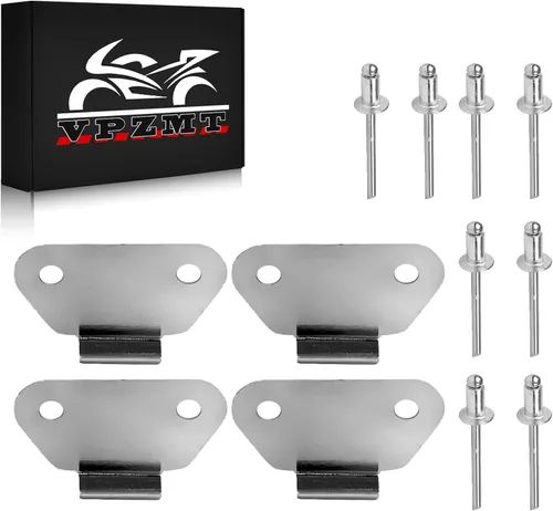 Vista 5 de Harley Abrazaderas de 1/4 de vuelta con arandelas, pernos de montaje de alforjas para silla de montar/Abrazaderas de alforjas para Harley Touring