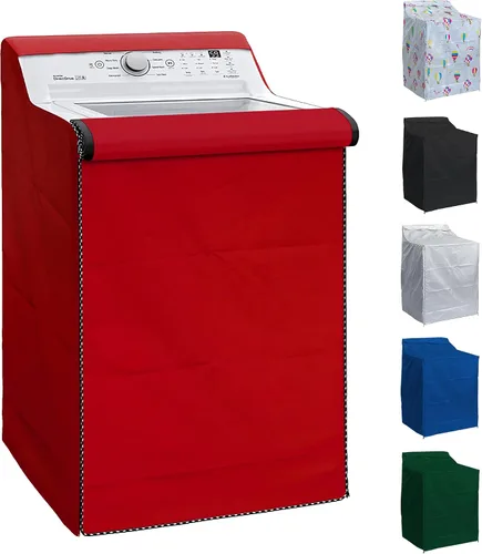 Vista 11 de BlueStars 2 PCS Fundas para Lavadora de Carga Superior - Protección Exterior Premium para la Mayoría de Fundas de Lavadora y Secadora - A29" x P28