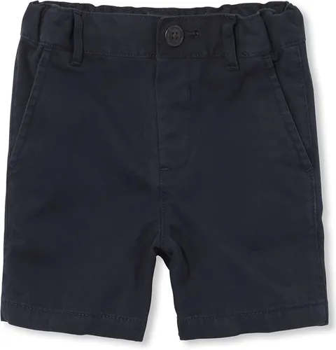 Vista 7 de The Children's Place - Pantalones cortos chinos para bebés niños Negro paquete de 3
