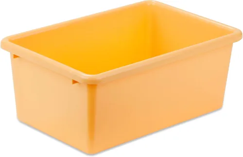 Vista 5 de Honey-Can-Do tacho de plástico para almacenamiento., Verde, L