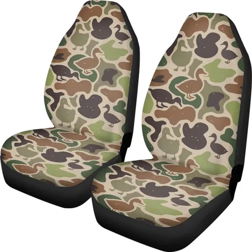 Vista 37 de ELEQIN 250 fundas de asiento delantero de automóvil con bandera patriótica estadounidense, paquete de 2 protectores de asiento de poliéster suaves