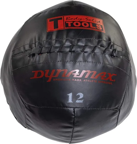 Vista 8 de Body-Solid Tools Dynamax - Pelota medicinal suave de alta calidad, bolas de pared que no rebotan para entrenamiento de fuerza, entrenamiento